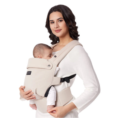 Canguru Ergonômico Momcozy 3-20Kg Khaki - Almofada de apoio de pescoço dobrável